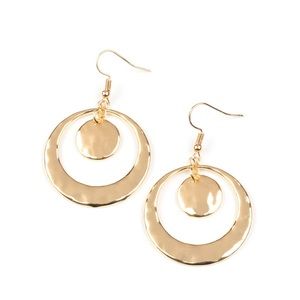 Golden Fishhook Earrings